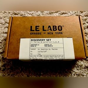 Le labo discovery set 4X 5ml parfum Another 13, Rose 31, Santal 33 and Noir 29